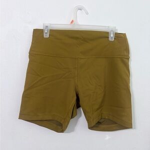 Lululemon Align Biker Shorts (Mustard)